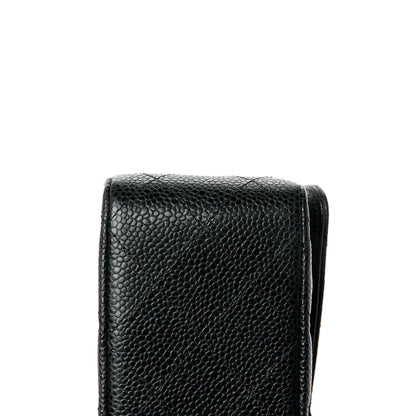Chanel Caviar Quilted Medium Double Flap Black 12 of 14