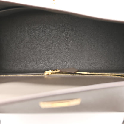 Hermes Epsom Kelly Sellier 28 Etain 5 of 10
