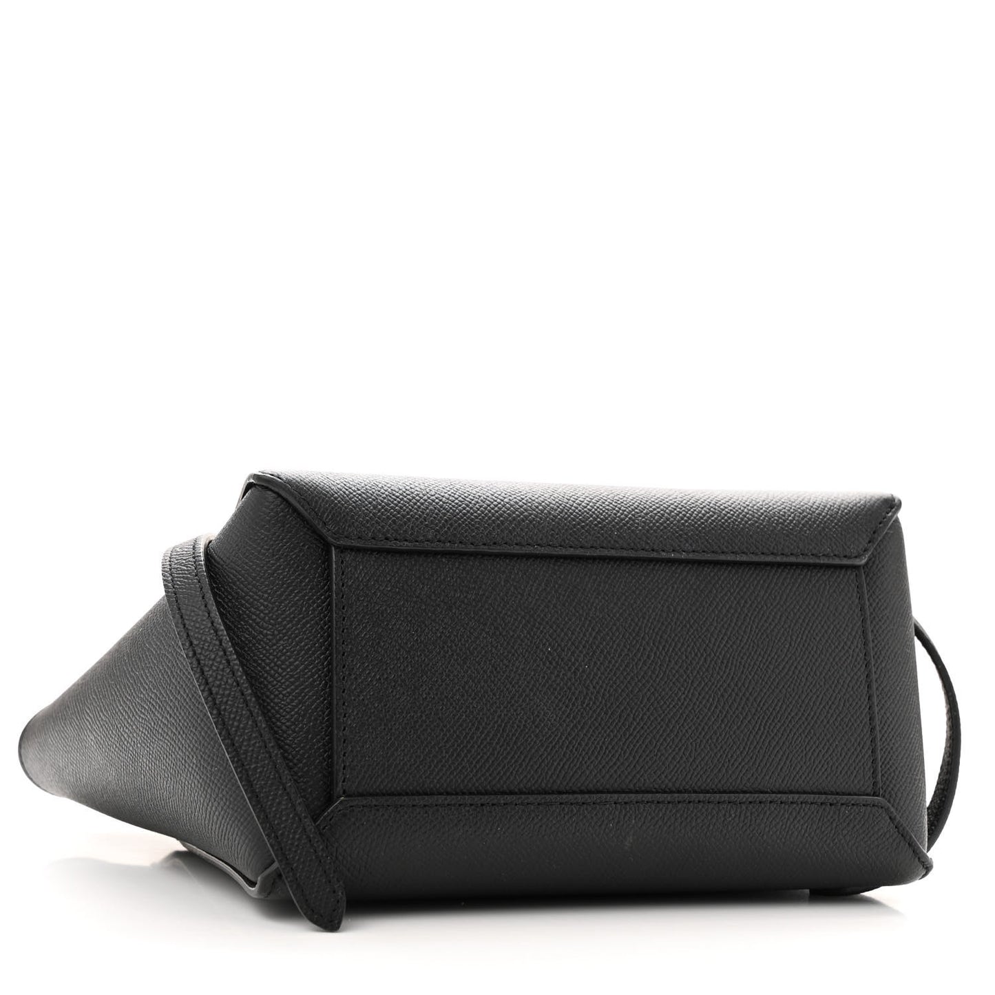 Grained Calfskin Nano Belt Bag Black