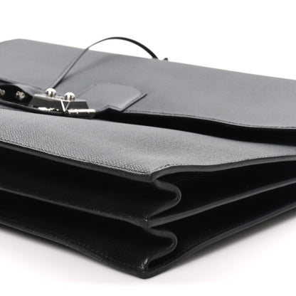 Hermes Epsom Sac A Depeches Light 1-37 Briefcase Black 9 of 10