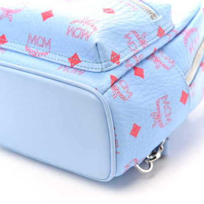 MCM Visetos X-Mini Stark Bebe Boo Backpack Blue Bell 8 of 8