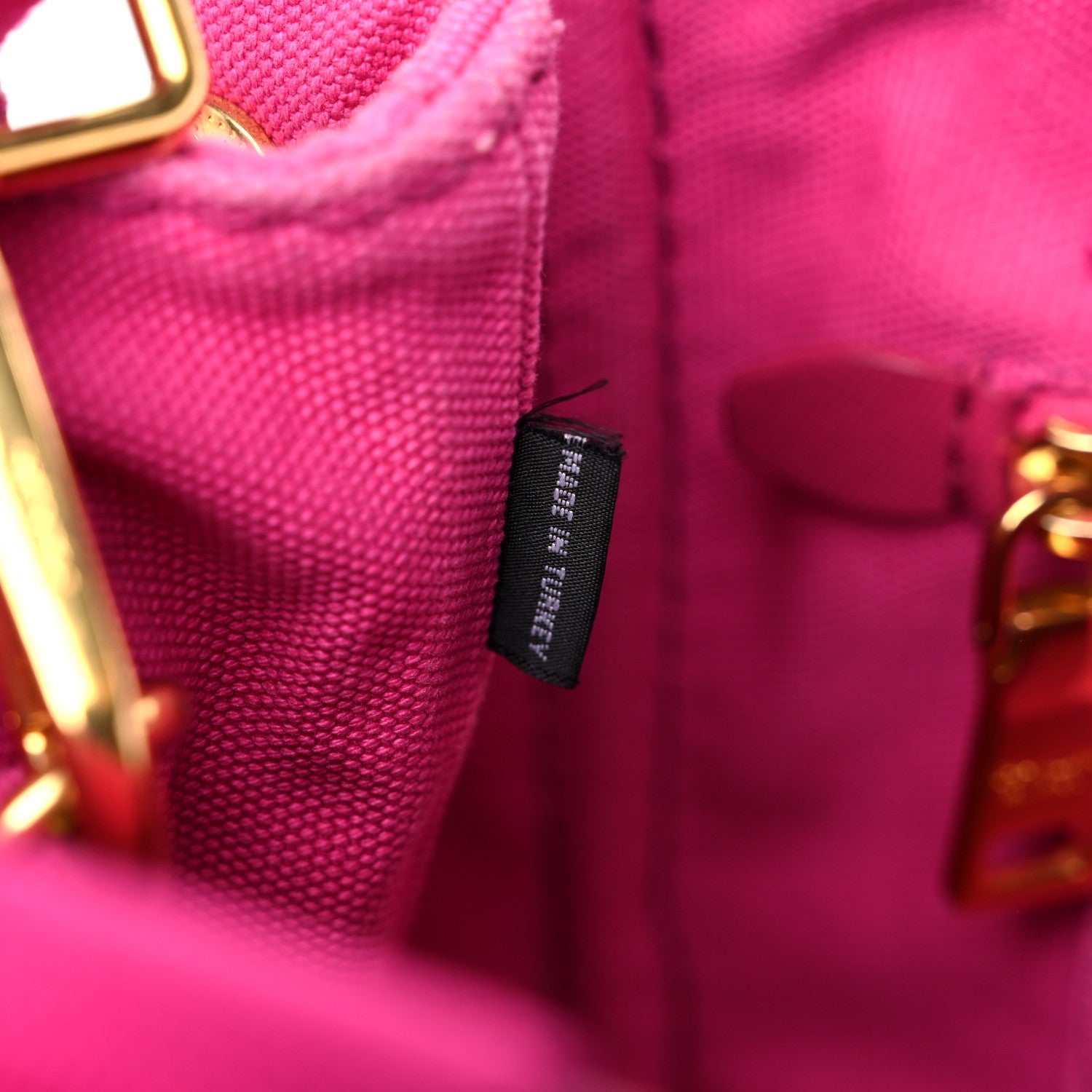 Prada Canapa Small Logo Tote Fuxia 7 of 17
