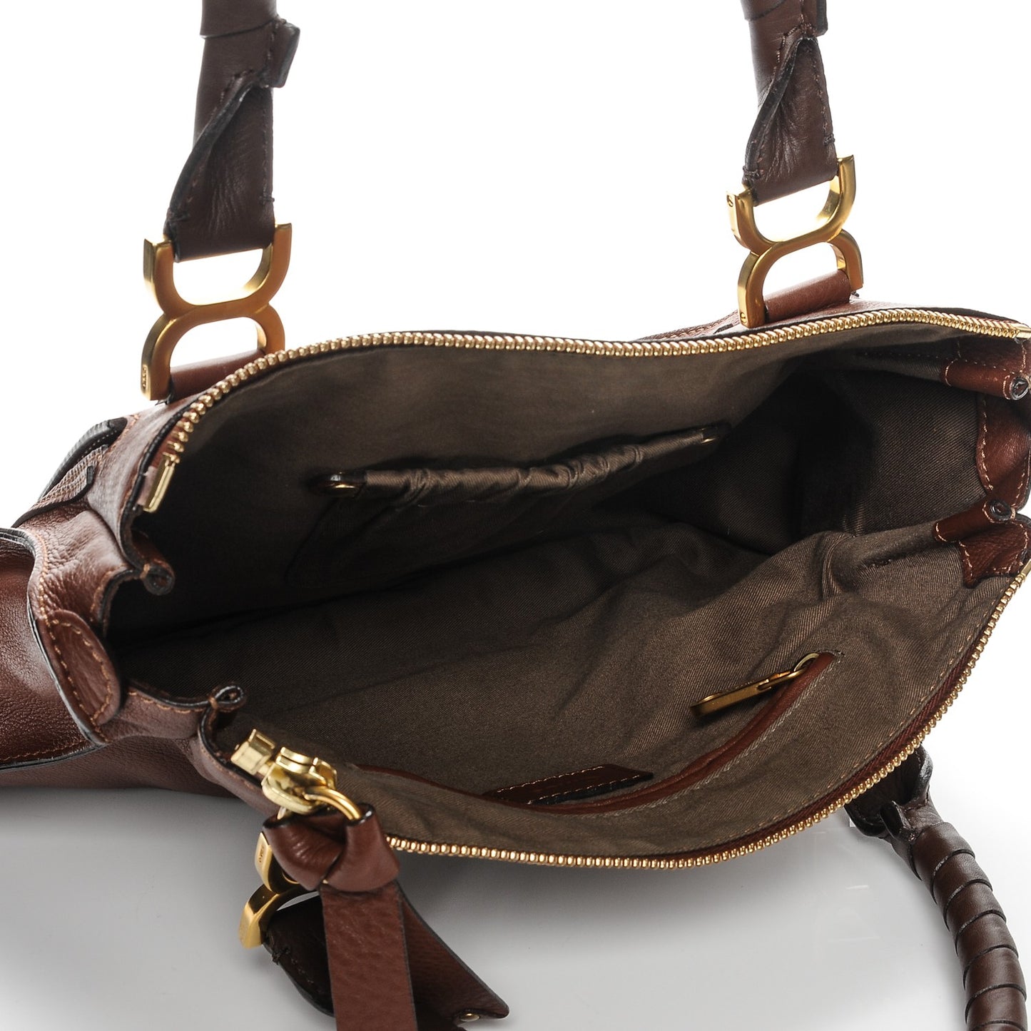 Calfskin Medium Marcie Satchel Ebony