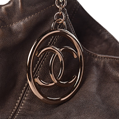Chanel Metallic Calfskin Baby Coco Cabas Bronze 11 of 11