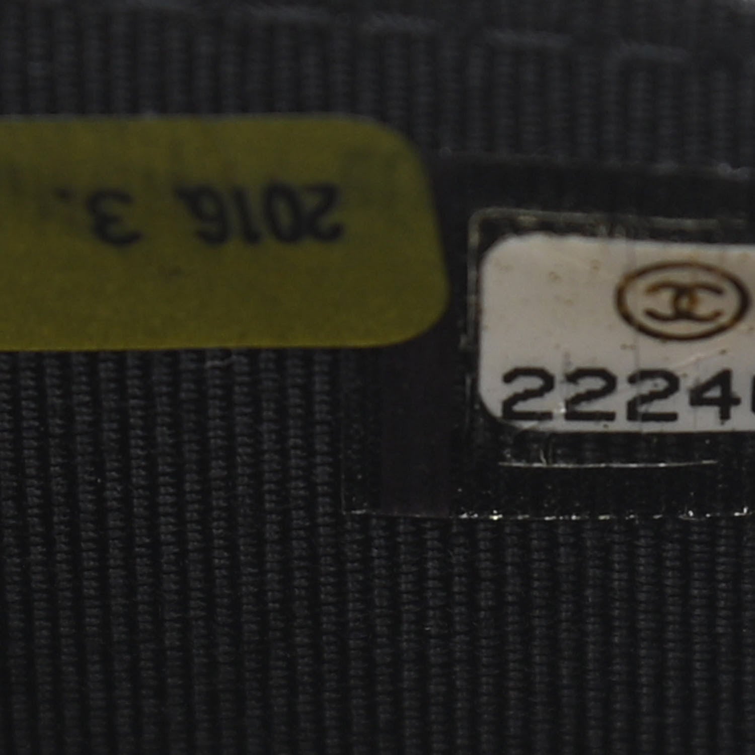 Chanel Lambskin Chevron Quilted Wallet On Chain WOC So Black 8 of 14