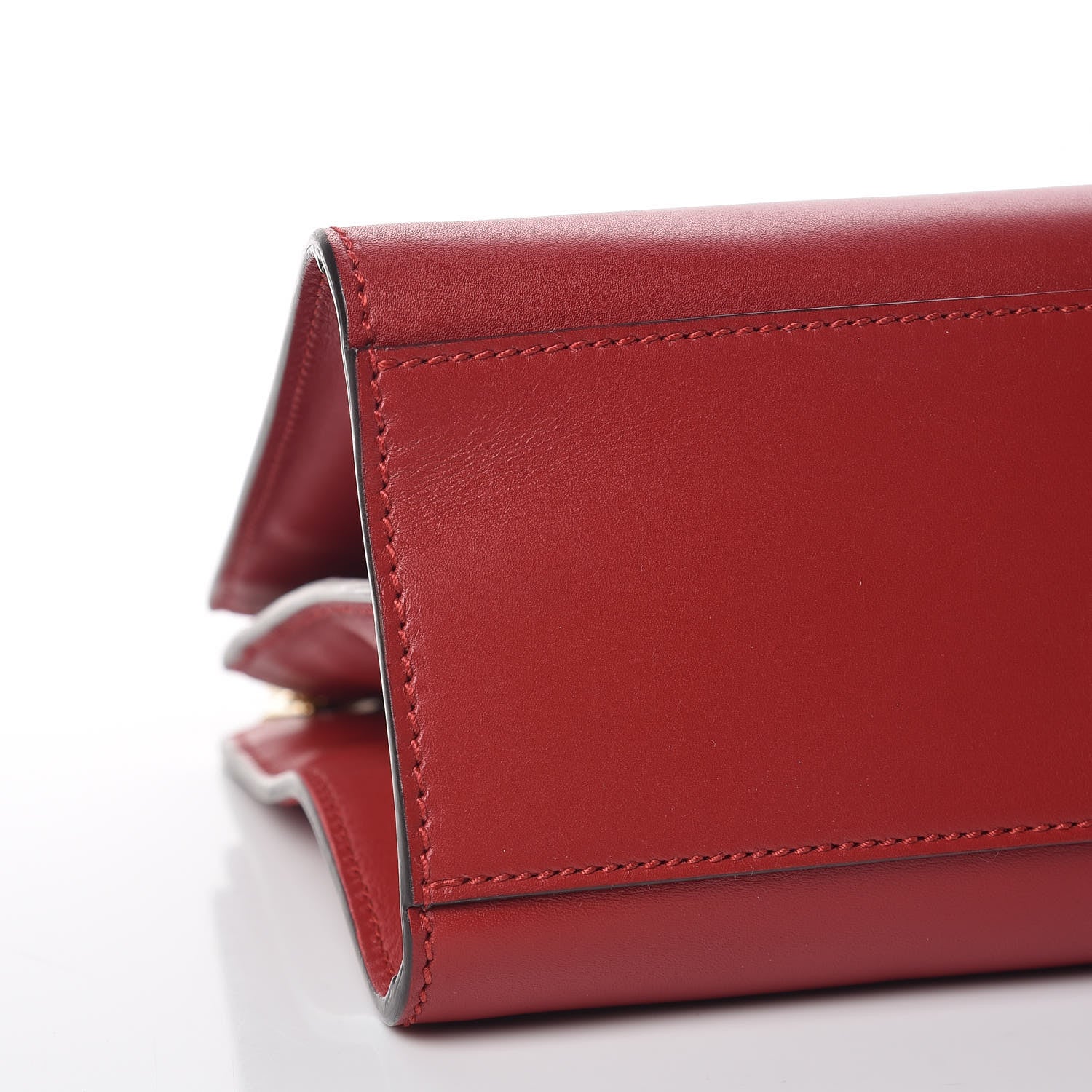Gucci Nappa Bamboo Web Small Nymphaea Top Handle Bag Hibiscus Red 11 of 12