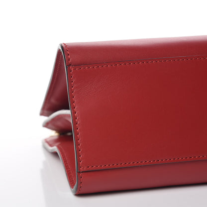Gucci Nappa Bamboo Web Small Nymphaea Top Handle Bag Hibiscus Red 11 of 12
