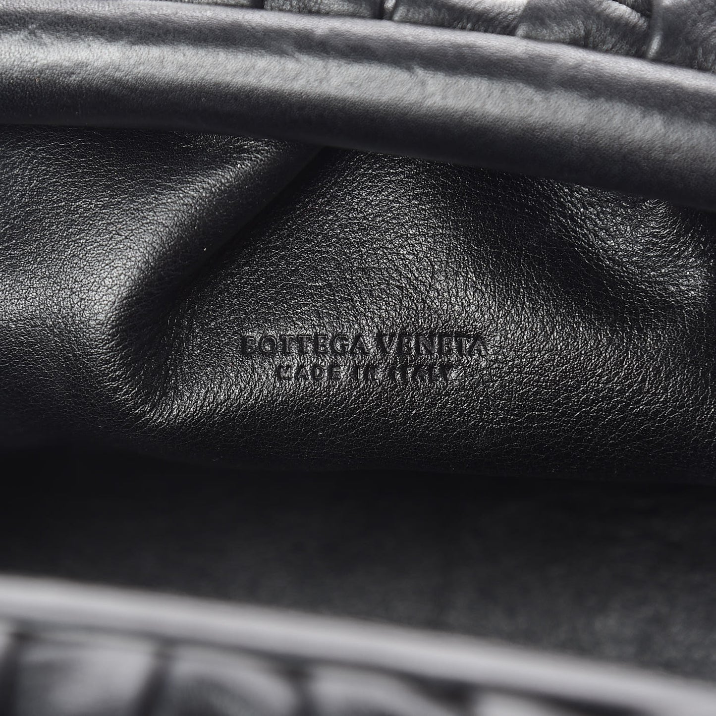 Butter Calfskin The Mini Pouch Black
