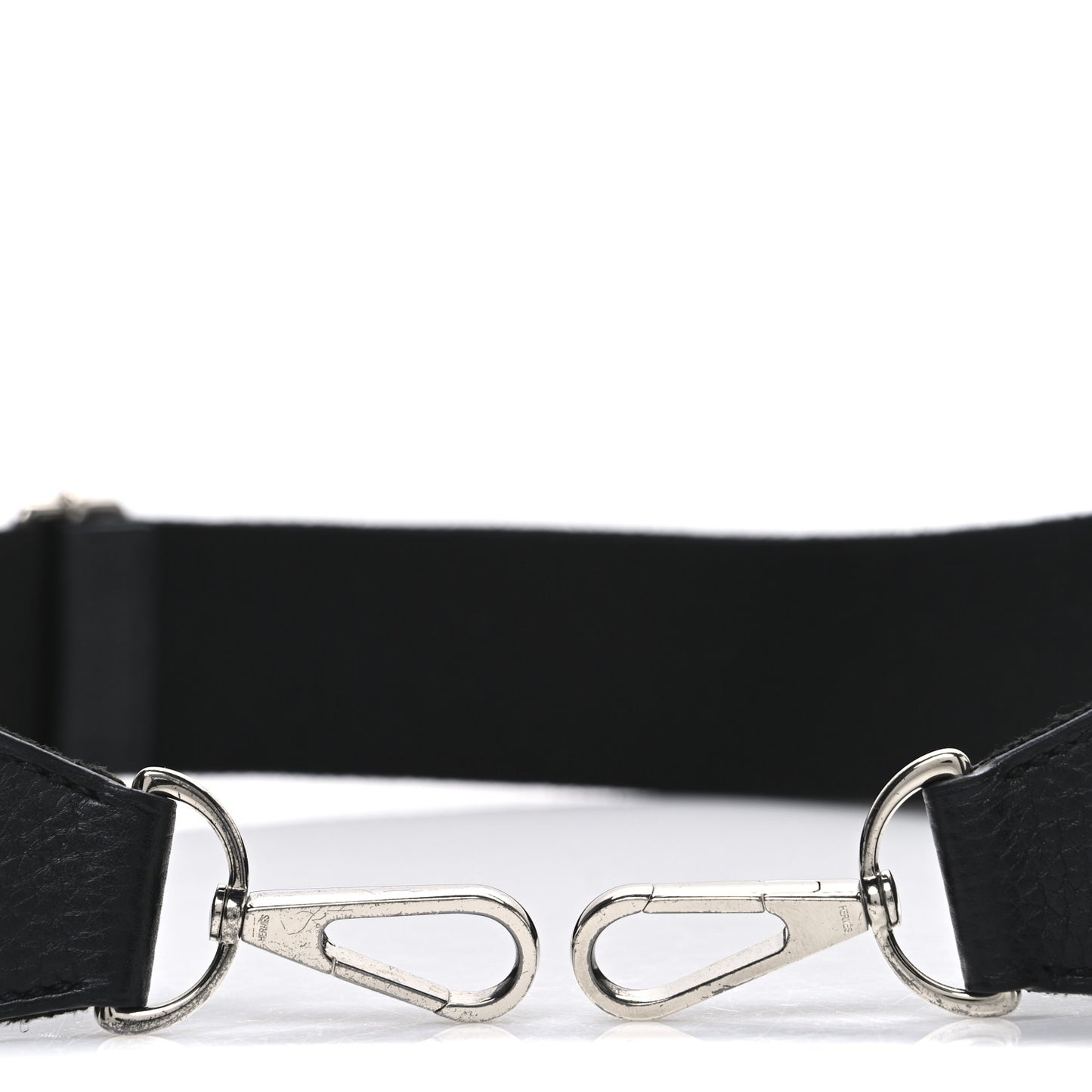 Toile Taurillon Clemence Evelyne PM Shoulder Strap Black