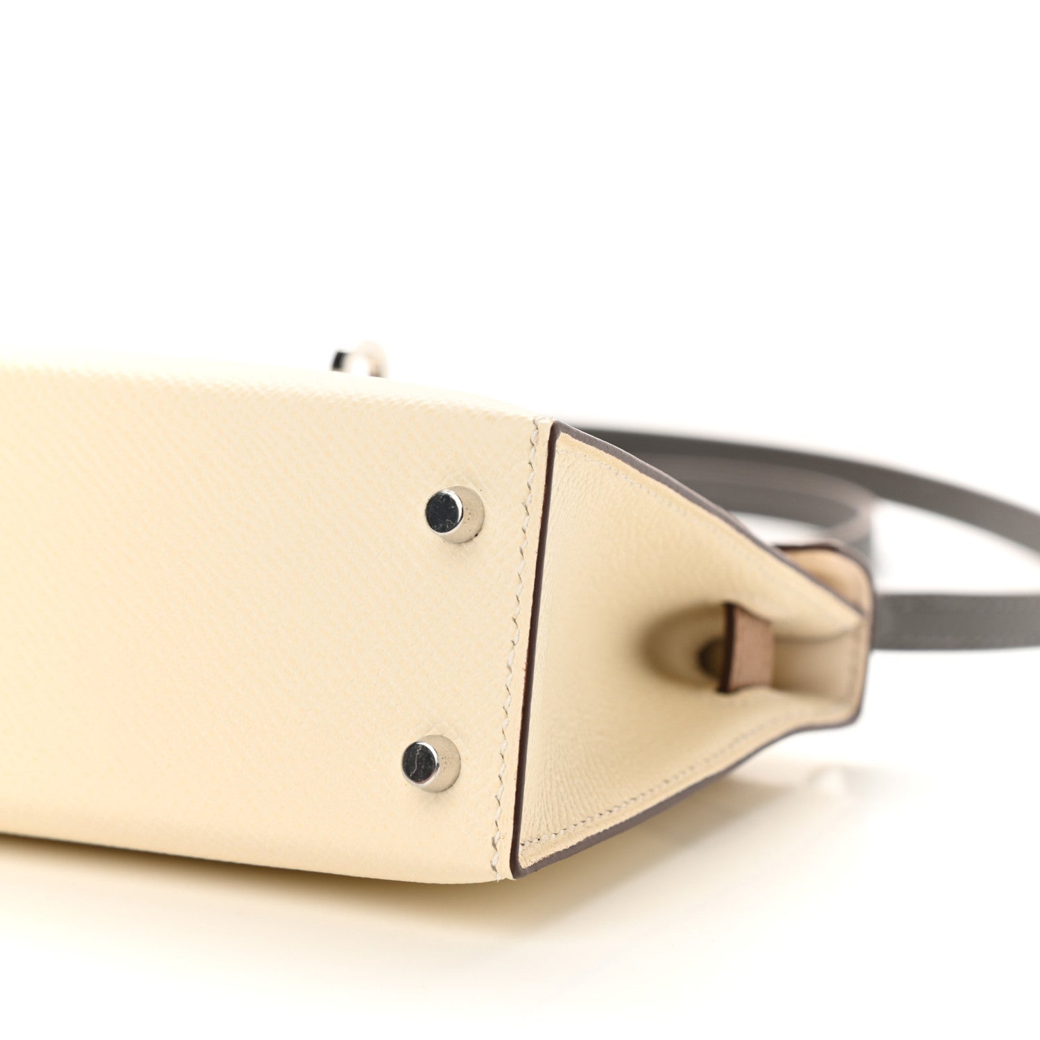 Hermes Epsom Mini Kelly Sellier 20 Nata Chai Gris Meyer 10 of 11