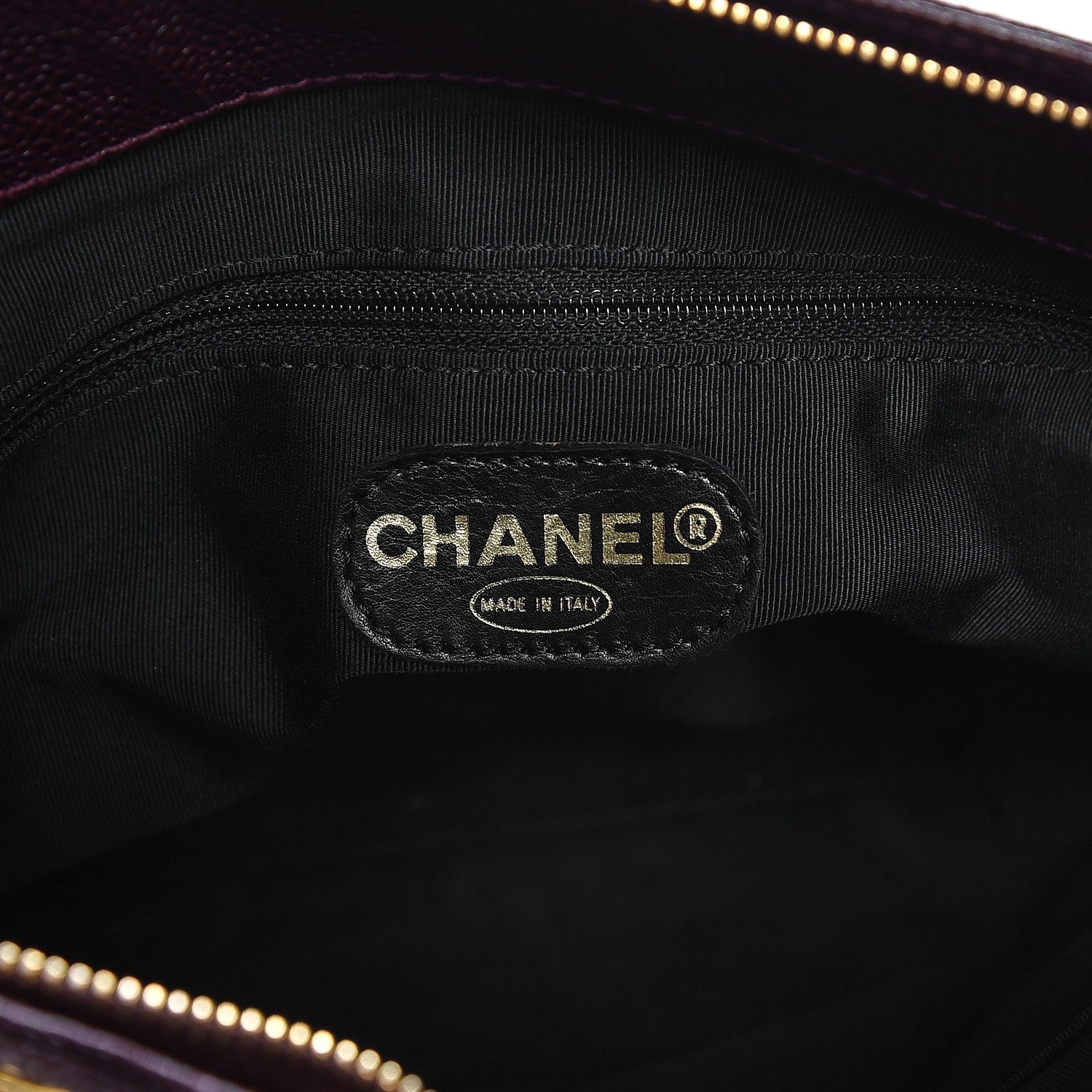 Chanel Caviar Shoulder Bag Bordeaux 6 of 11
