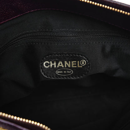 Chanel Caviar Shoulder Bag Bordeaux 6 of 11