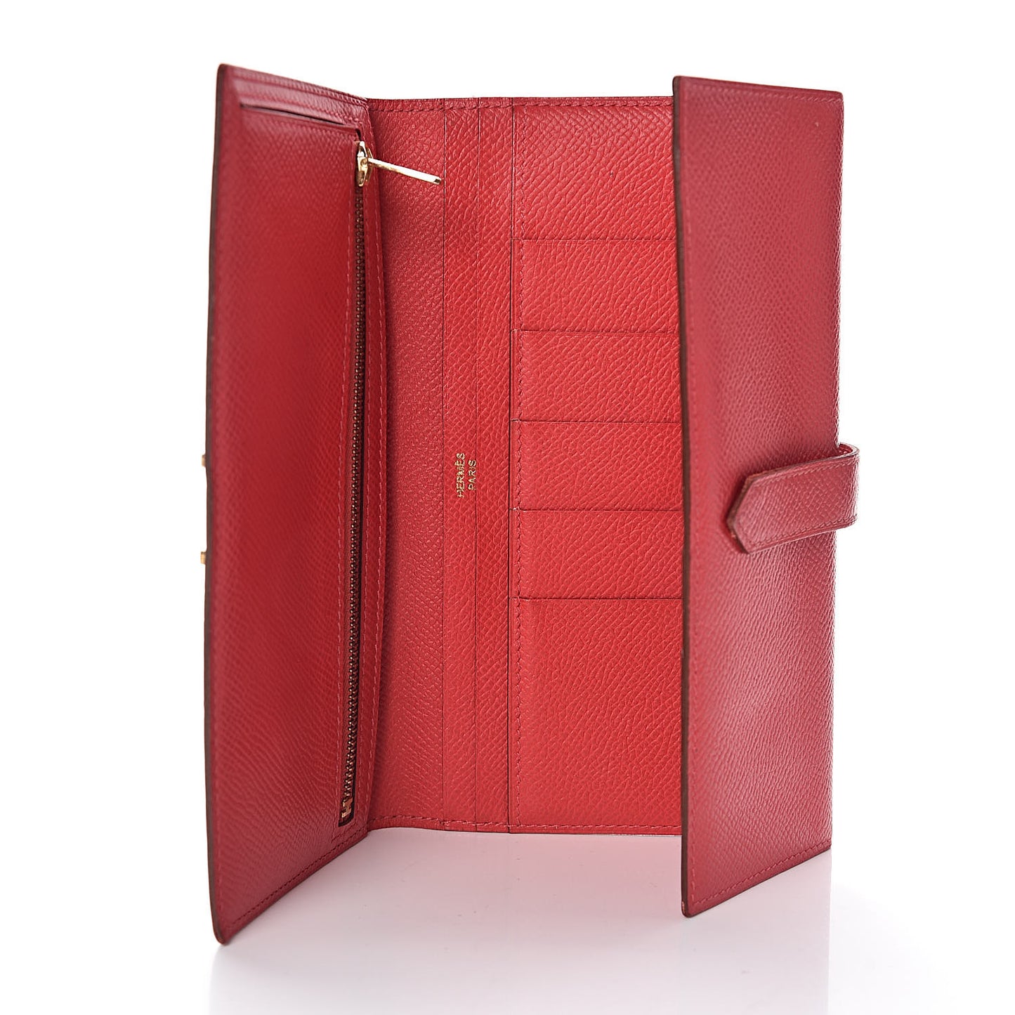 Epsom Bearn Gusset Wallet Rouge Casaque