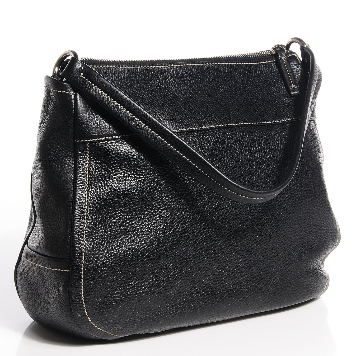 Prada Vitello Daino Shoulder Bag Nero Black 3 of 9