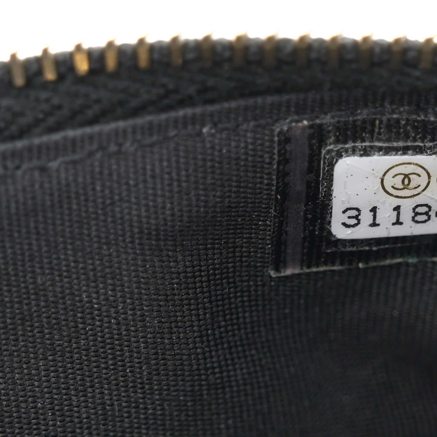 Caviar Quilted Mini Top Handle Vanity With Chain Black