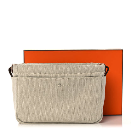 Hermes Canvas Barenia Fourbi 20 PM Pouch Naturel Fauve 10 of 10