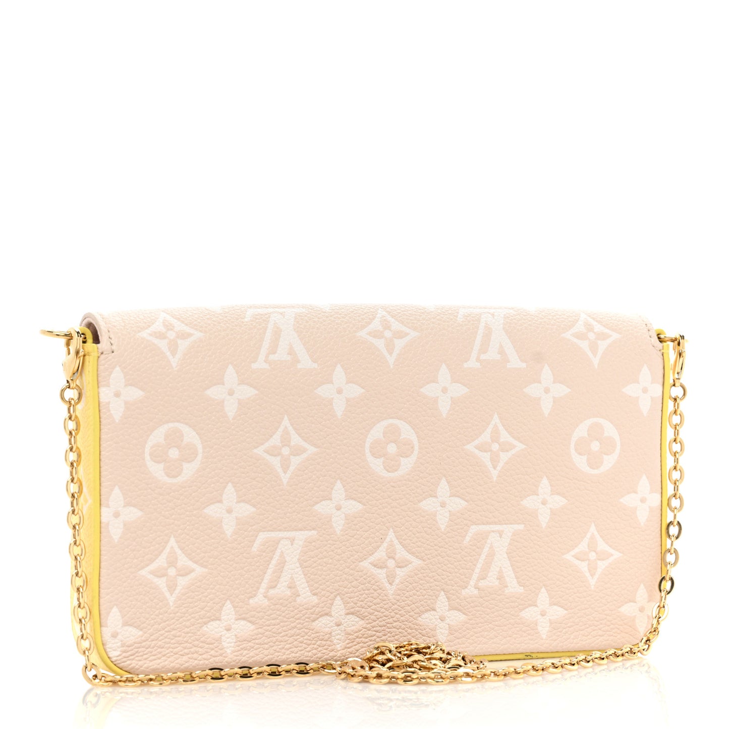 Empreinte Spring in the City Felicie Pochette Chain Wallet Pink Beige Yellow