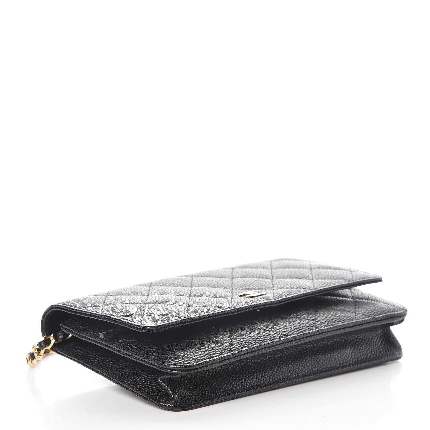 Chanel Caviar Quilted Wallet On Chain WOC Black 4 of 11