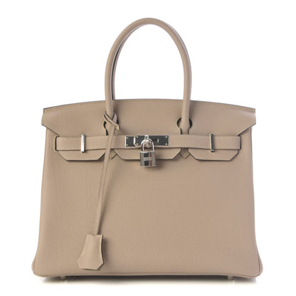 Hermes Togo Birkin 30 Gris Tourterelle 1 of 33