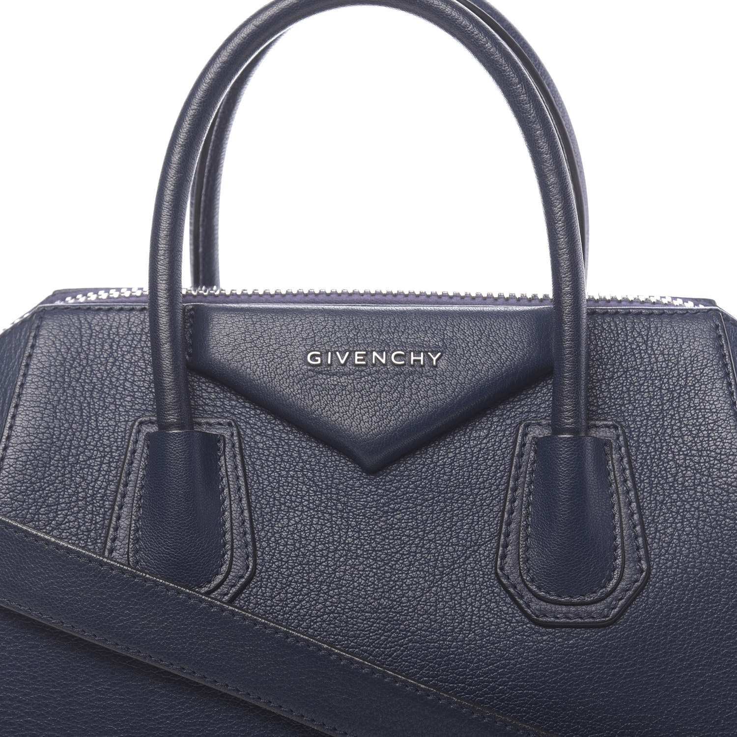 Givenchy Sugar Goatskin Small Antigona Night Blue 10 of 10