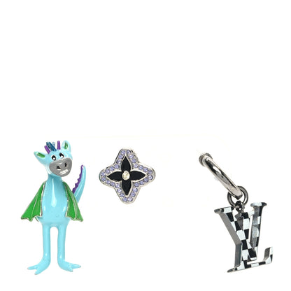 Louis Vuitton Enamel Palladium Earrings Multicolor 1 of 7