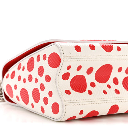 Louis Vuitton LV X YK Epi Infinity Dots Twist Shoulder Bag PM White Red 10 of 12