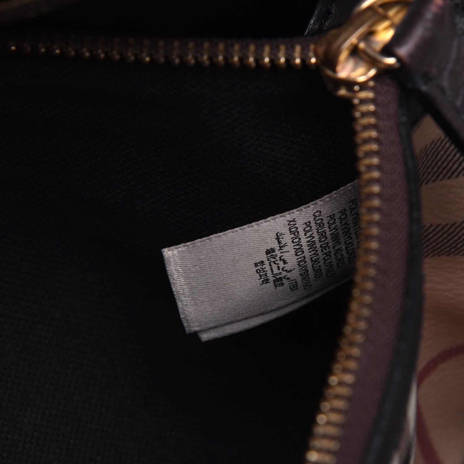 Burberry Haymarket Check Large Canterbury Tote Chocolate 8 of 21