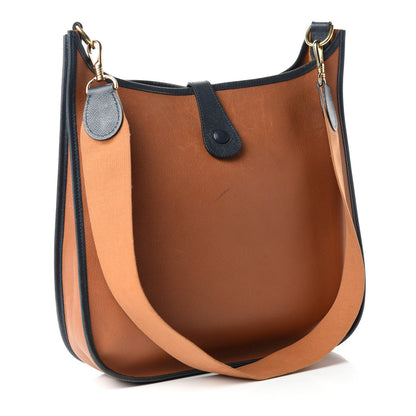 Hermes Courchevel Evelyne GM Gold Black 3 of 17
