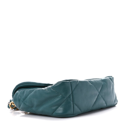 Chanel Lambskin Quilted Medium Chanel 19 Flap Green 4 of 11