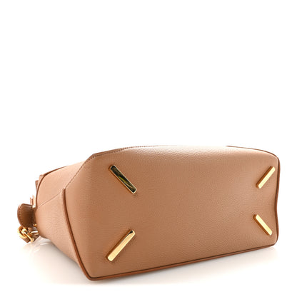 Loewe Grained Calfskin Medium Puzzle Edge Bag Toffee 4 of 9