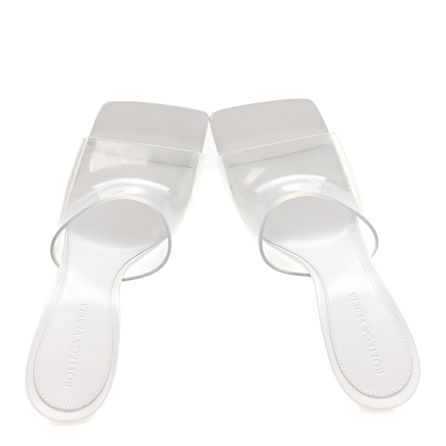 PVC Pudding Stretch Sandals 38 White