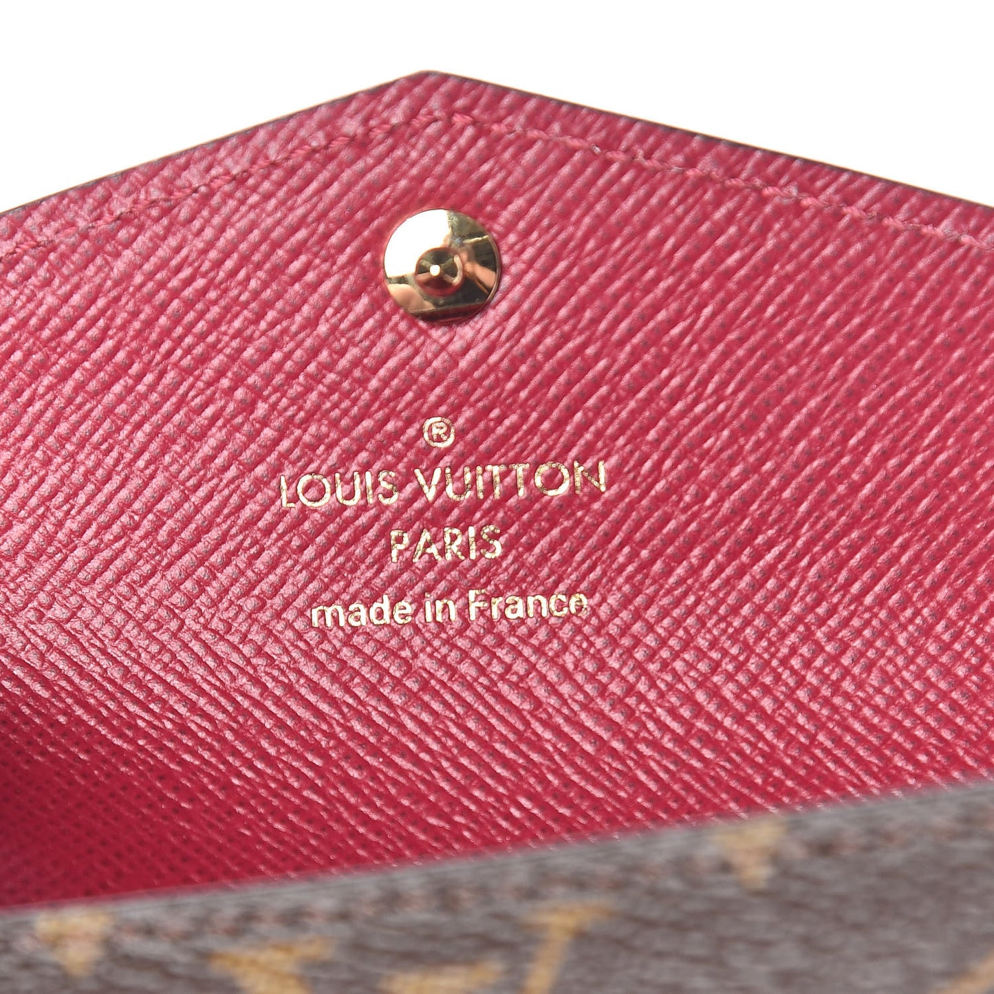 Monogram Sarah Multicartes Fuchsia