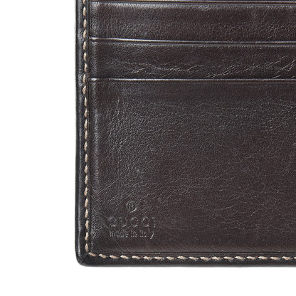 Gucci Calfskin Compact Britt Wallet Dark Brown 7 of 17