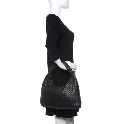 Bottega Veneta Nappa Intrecciato Large Veneta Hobo Black 2 of 12