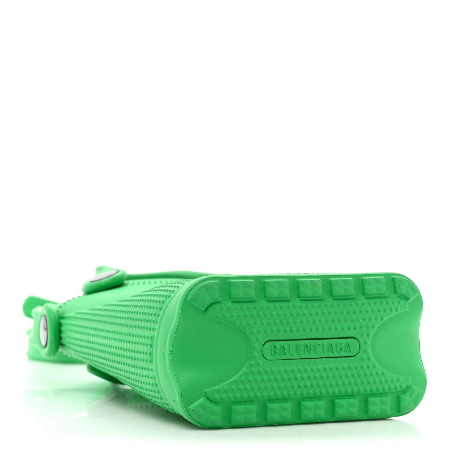 Balenciaga X CROCS Rubber Phone Holder with Strap Green 4 of 8