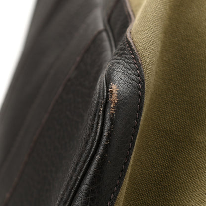 Hermes Toile Buffle Skipper Garden Party 49 GM Olive 10 of 11