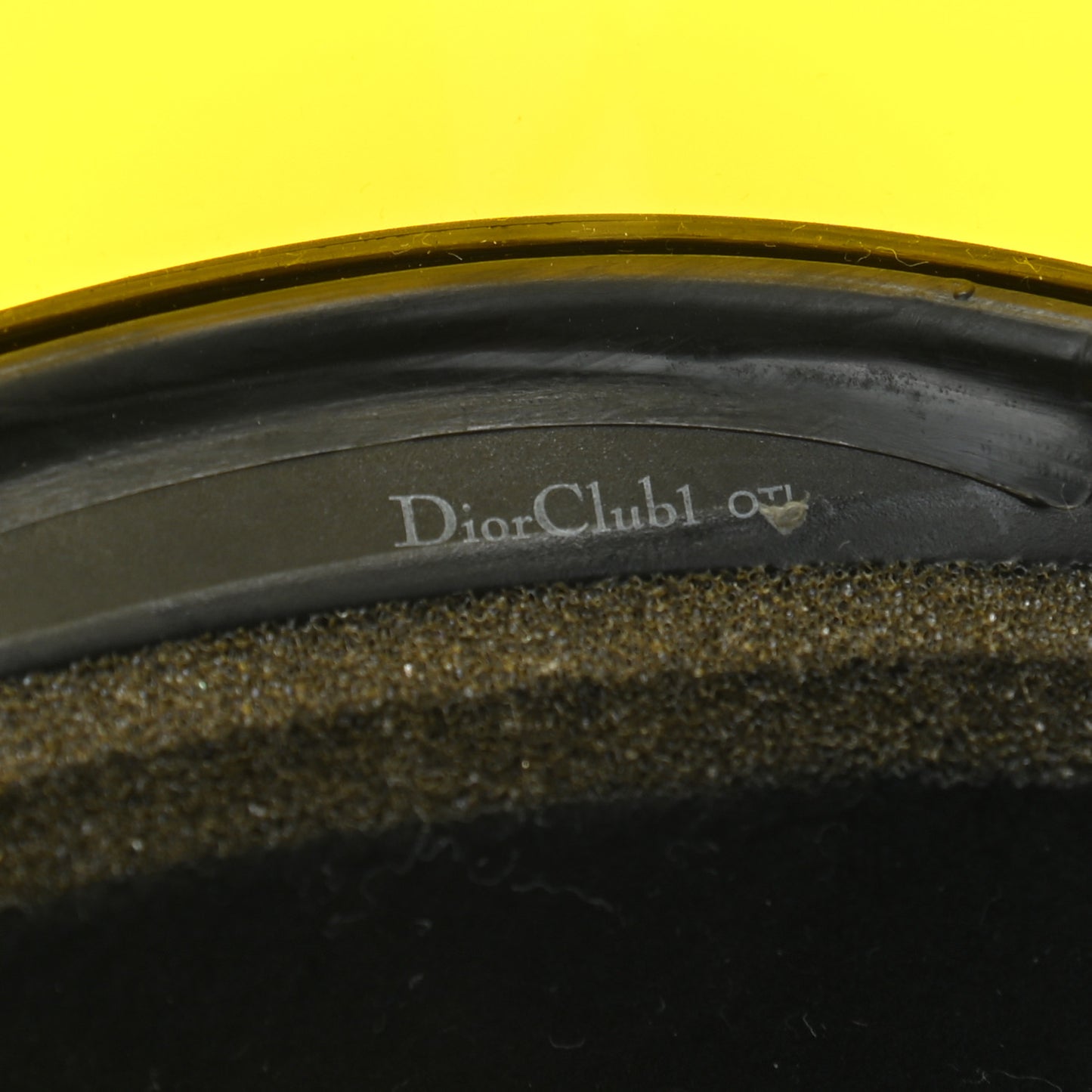 DiorClub1 Sun Visor Yellow