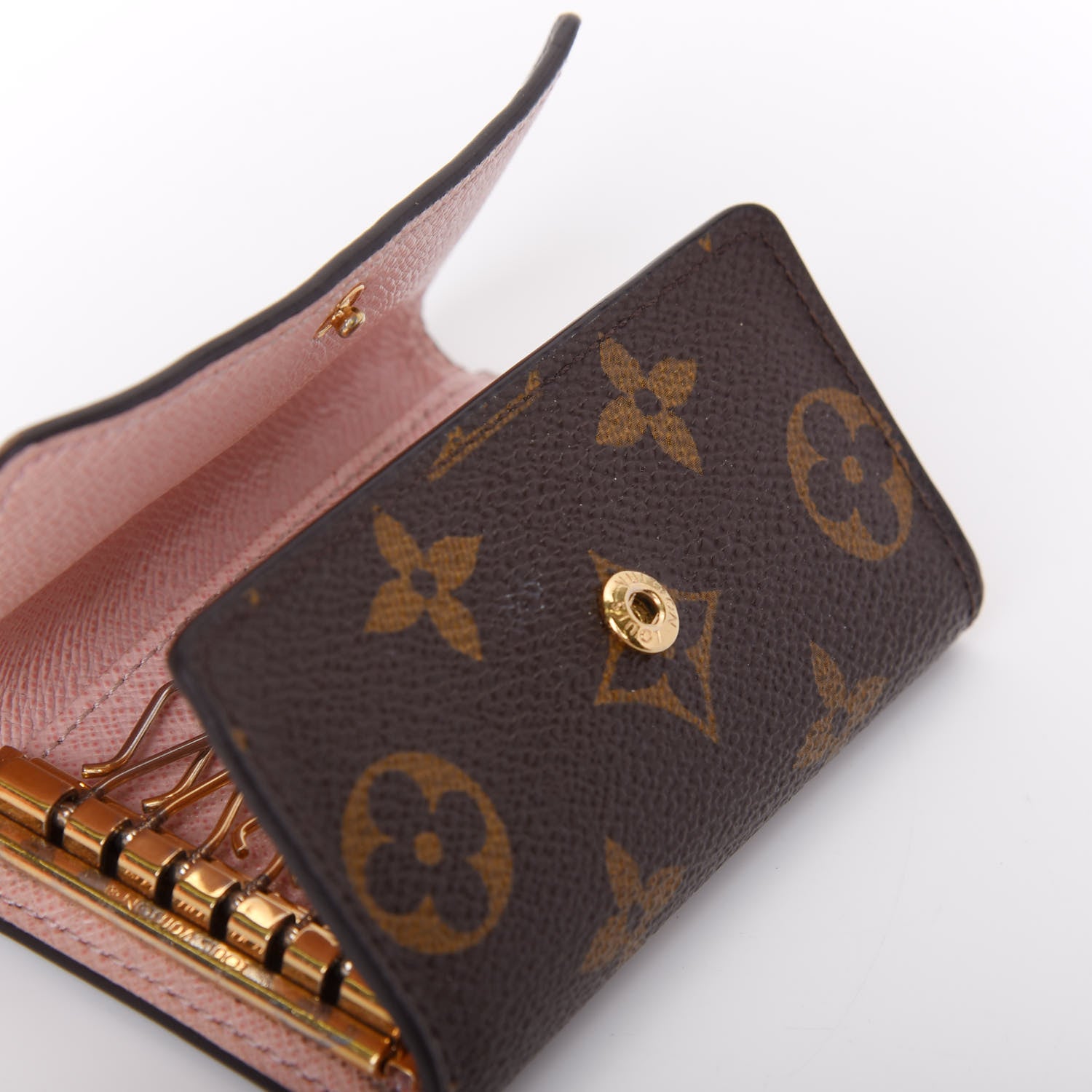 Louis Vuitton Monogram Multicles 6 Key Holder Rose Ballerine 8 of 9
