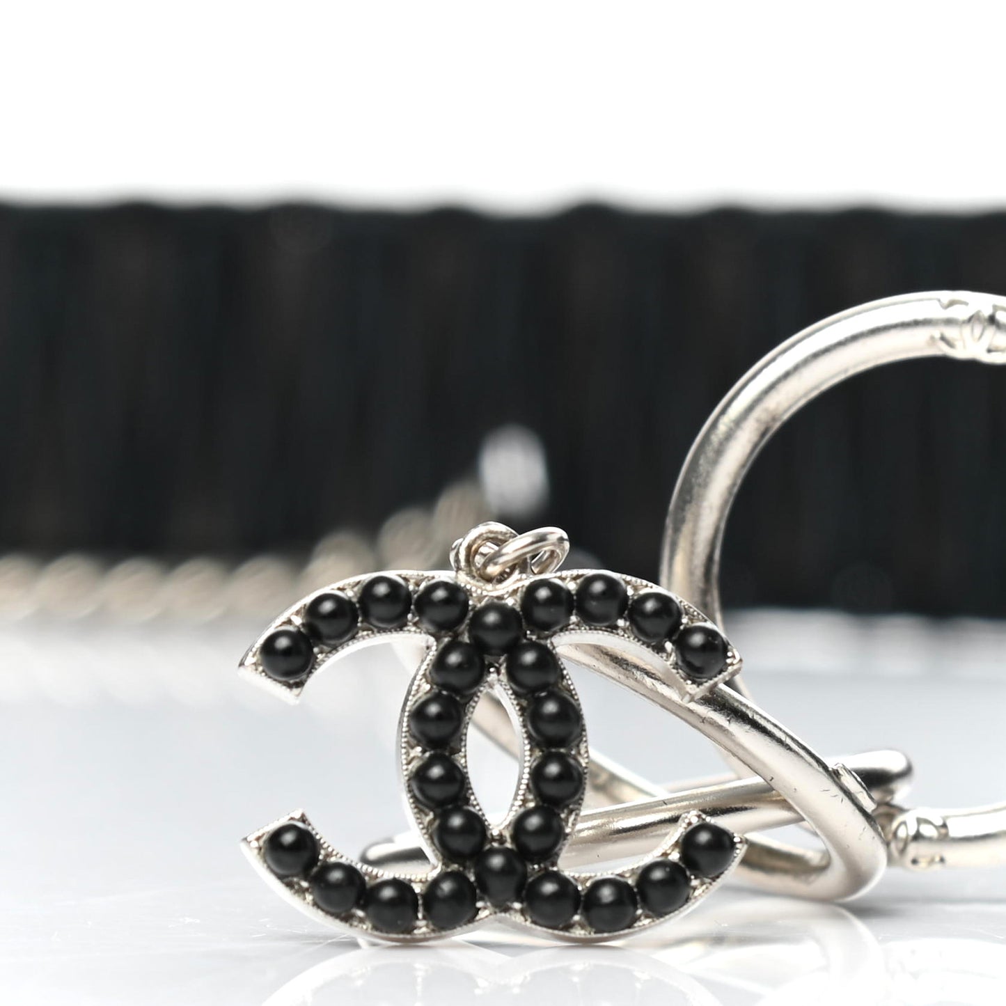 Lambskin Satin Chain CC Belt