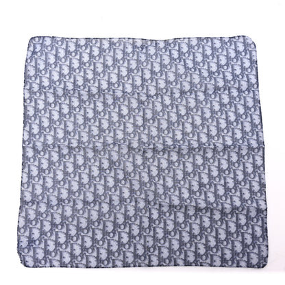Christian Dior Oblique Square Scarf Bleu Marine 1 of 3