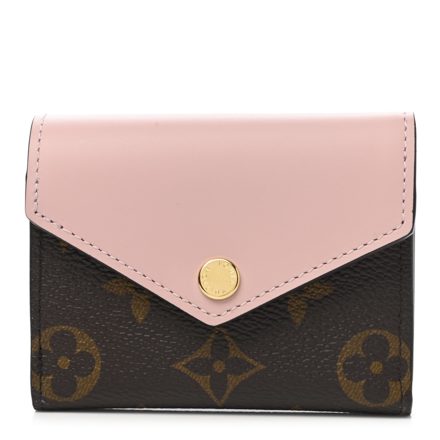 Louis Vuitton Monogram Zoe Wallet Rose Ballerine 1 of 7