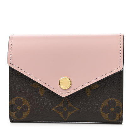 Louis Vuitton Monogram Zoe Wallet Rose Ballerine 1 of 7