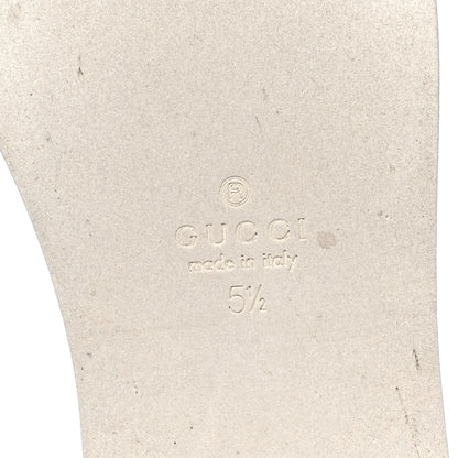 Gucci Calfskin Peggy Platform Sneakers 5.5 Blue White 7 of 10