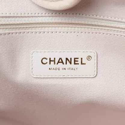 Chanel Canvas Small Deauville Tote Light Beige 7 of 10