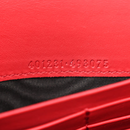 Gucci GG Supreme Monogram Mini Dionysus Chain Wallet Beige Vulcanic Red 7 of 10