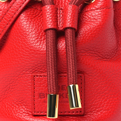 Marc Jacobs Grained Calfskin The Mini Bucket Bag True Red 7 of 9