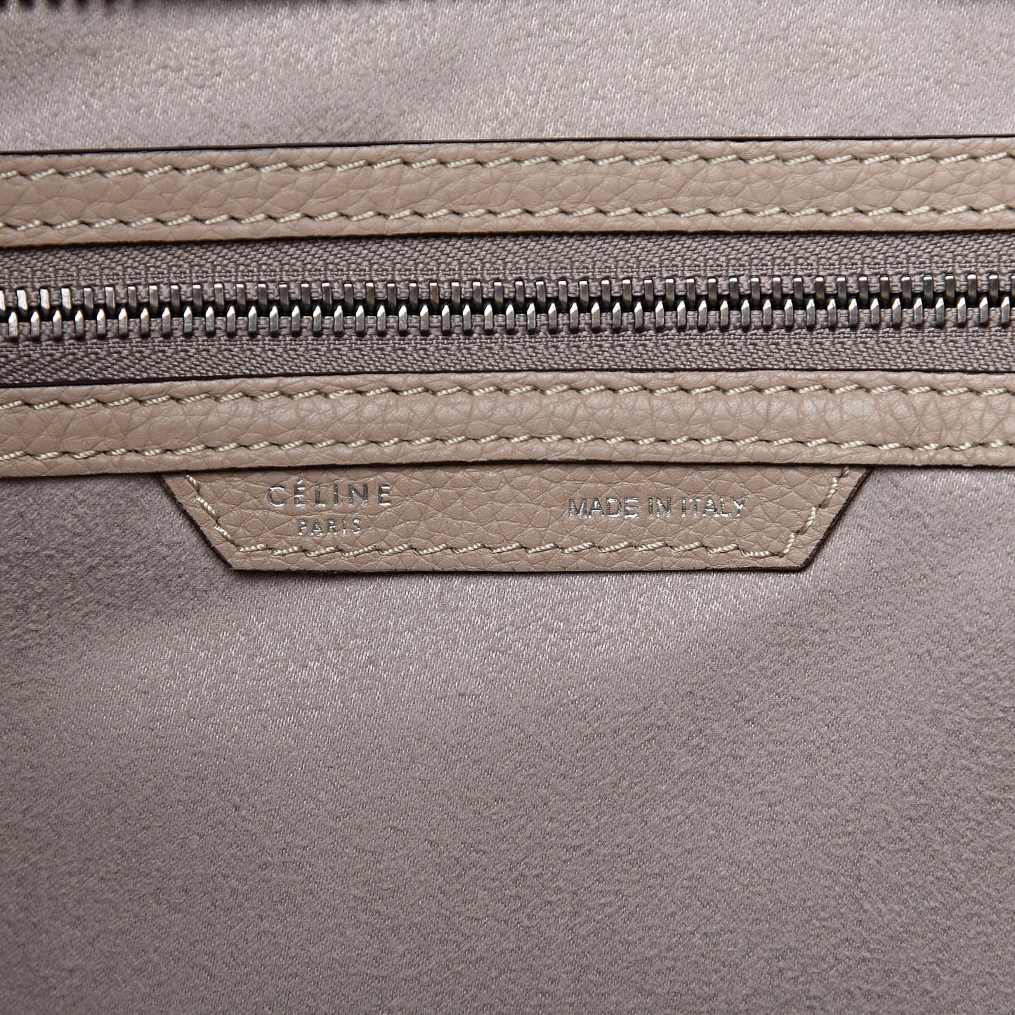 Drummed Calfskin Mini Luggage Dune