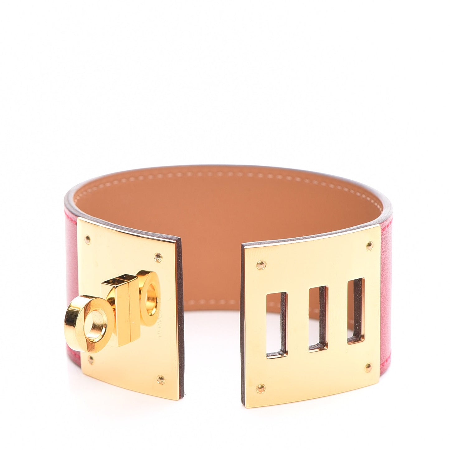 Tadelakt Kelly Dog Bracelet T2 Rouge Vif