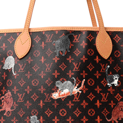 Louis Vuitton Catogram Neverfull MM Marron 9 of 11