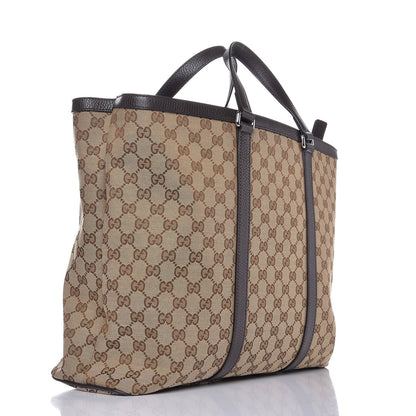 Gucci GG Monogram Large Joy Tote Bag Dark Brown 3 of 7
